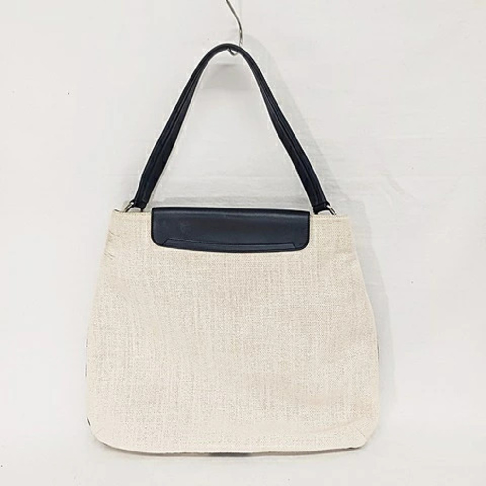 Gucci Hobo Bag Handbag Hobo Jackie Canvas Leather Ivory White Black